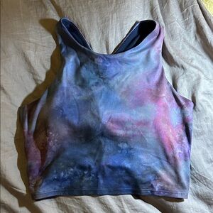 Athleta Multicolor Tie-Dye Crop Bra